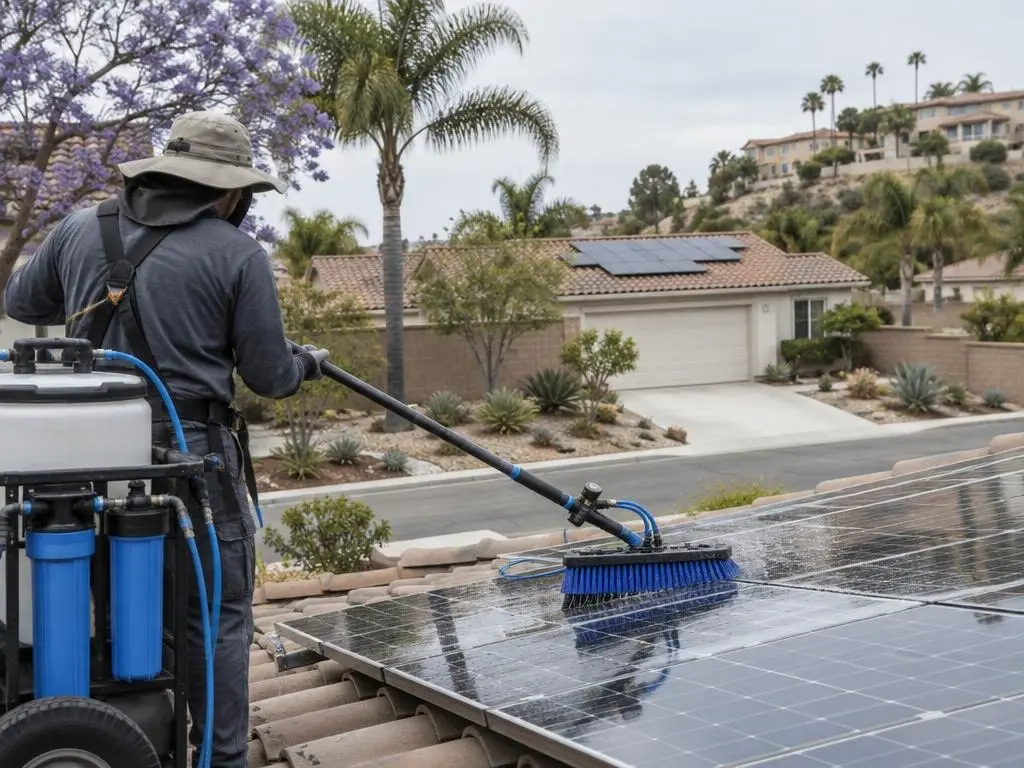 Solar Panel Cleaning in Anaheim, CA